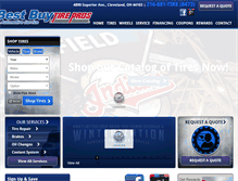 Tablet Screenshot of bestbuytirecleveland.com